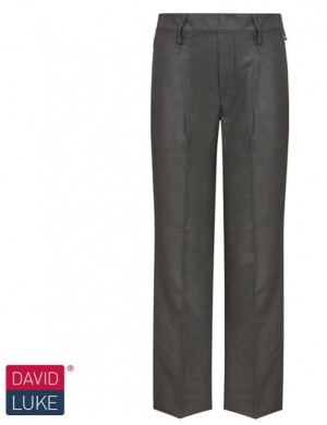 David Luke DL944 Junior Boys Trouser - Charcoal Grey (Years 1 - 6)